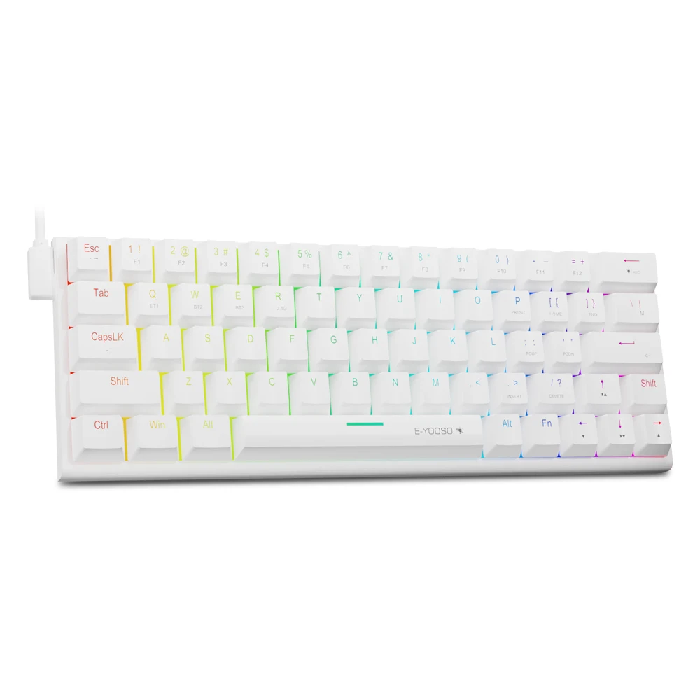 E-YOOSO Z11 RGB USB Support Bluetooth wireless USB 2.4G 3 mode Mechanical Gaming Keyboard