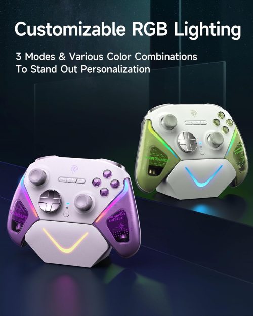 EasySMX D10 Wireless Gaming Controller – TMR Joysticks for PC/Switch/Switch 2/iOS/Android with Charging Dock