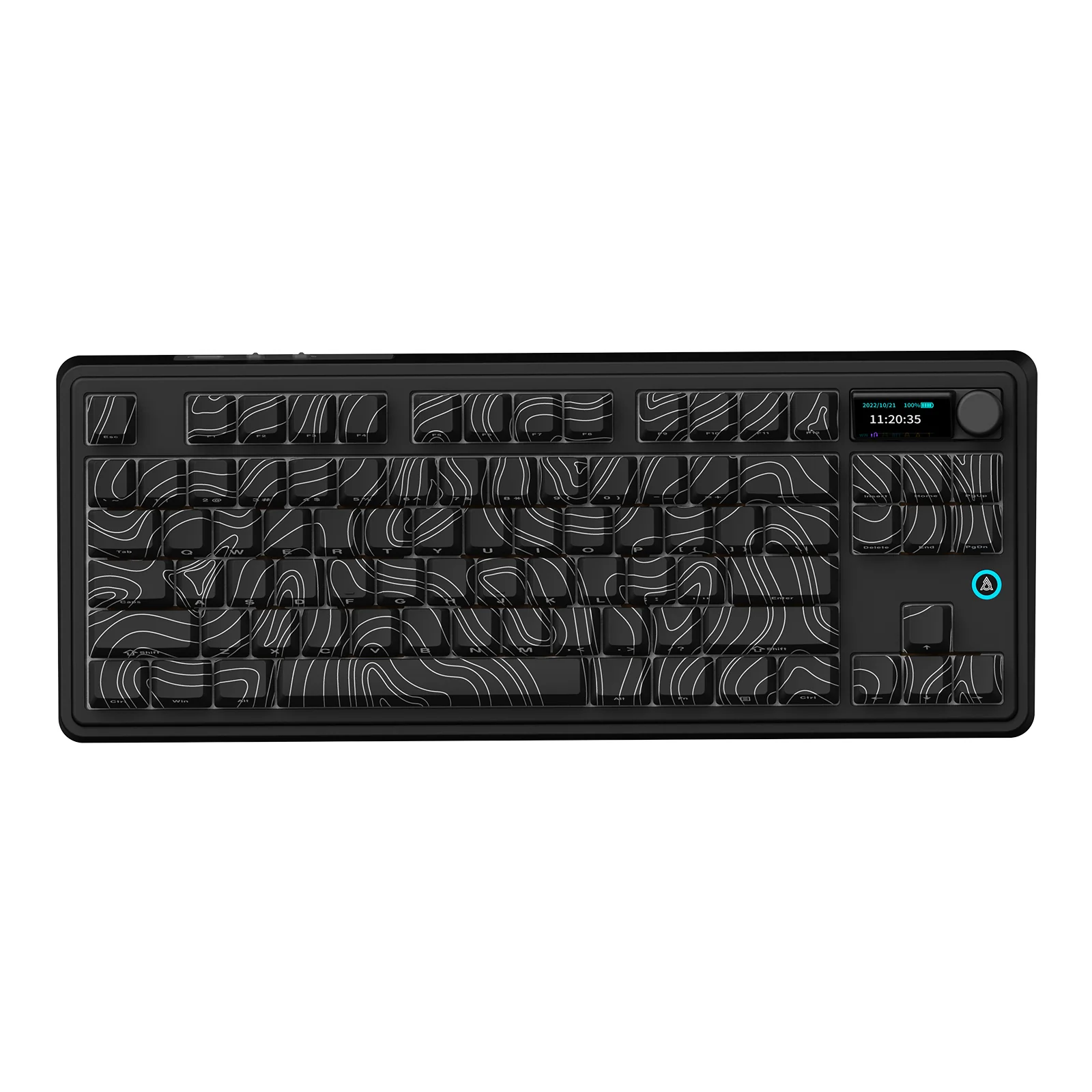 Ajazz AK870 Plus Tri-Mode Mechanical Keyboard( TTC Flaming Red Linear Switches)