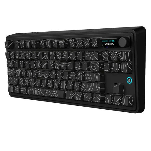 Ajazz AK870 Plus Tri-Mode Mechanical Keyboard( TTC Flaming Red Linear Switches)